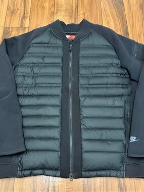 Nike Tech Aeroloft Goose Down Performance Jacket Puffer Men’s XL Black 806837